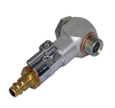 Cut-off valve for entry vacuum unit