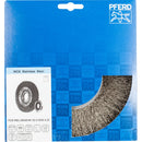 PFERD Cirkulärborstar vågig tråd POS RBU 20025/AK32-2 INOX 0,30